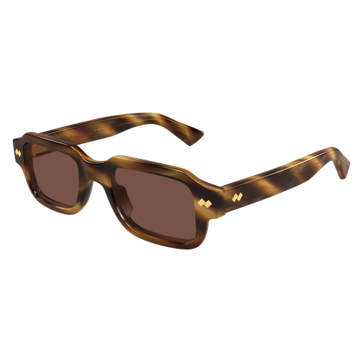 Lunettes de soleil Bottega Veneta Homme BV1442S002-HAVANA-HAVANA-BROWN51 - BV1442S002-HAVANA-HAVANA-BROWN51